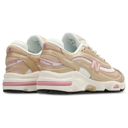 New Balance Mens 1000 White Gold Pink