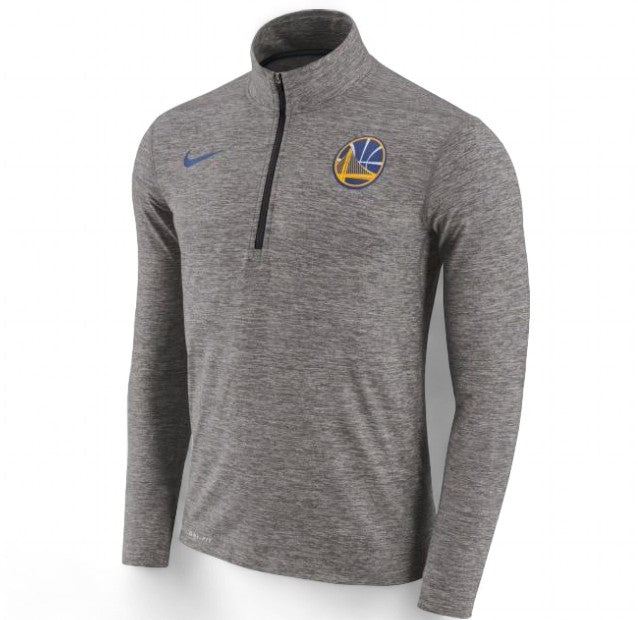 Nike Women's NBA Golden State Warriors 1/2 Zip Long Sleeve Pullover