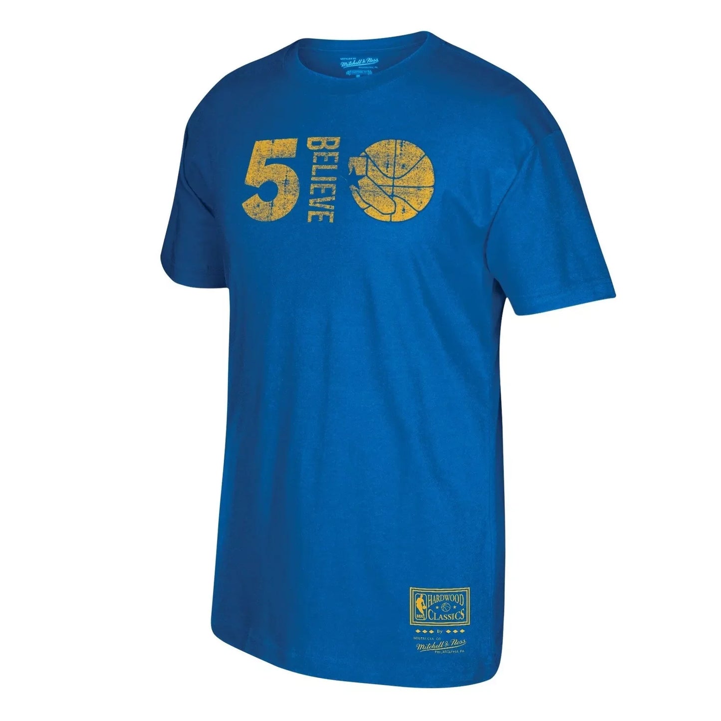 Mitchell & Ness Youth NBA Golden State Warriors 510 We Believe Ss Crew Tee T-Shirts