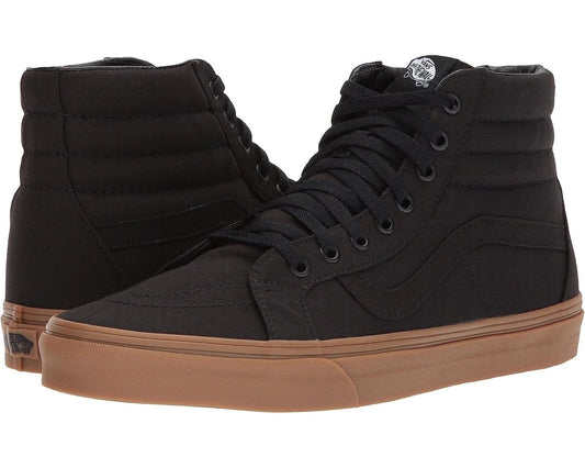 [vn0a2xsbl0d] Mens Vans Vans Sk8-hi Reissue Canvas 'black Gum' - Black/light Gum
