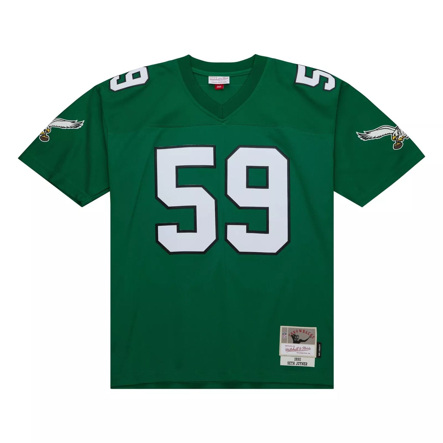 Men's Mitchell & Ness NFL Dark Jersey Eagles 1990 Seth Joyner