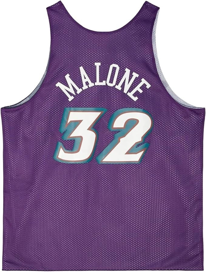 Men's Mitchell & Ness Reversible Mesh Tank Jazz Karl Malone