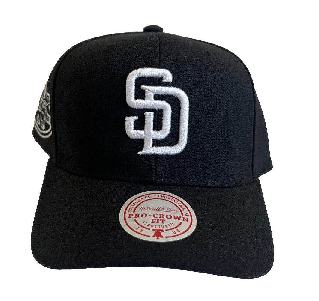 Mitchell & Ness Men's MLB Panda Pro Snapback Padres Snapback Caps