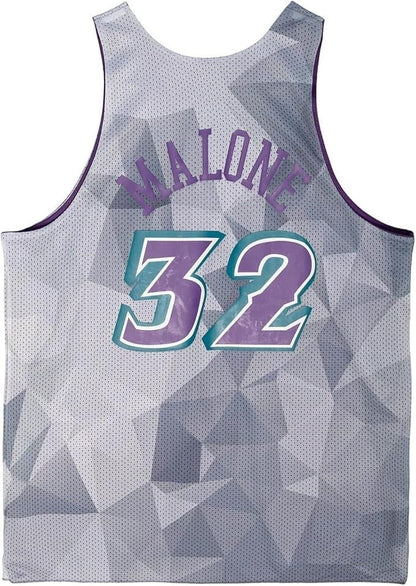 Mitchell & Ness Men's Reversible Mesh Tank Jazz Karl Malone Tank Tops
