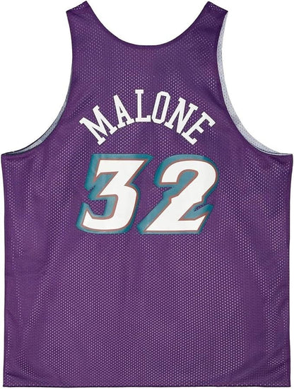 Mitchell & Ness Men's Reversible Mesh Tank Jazz Karl Malone Tank Tops