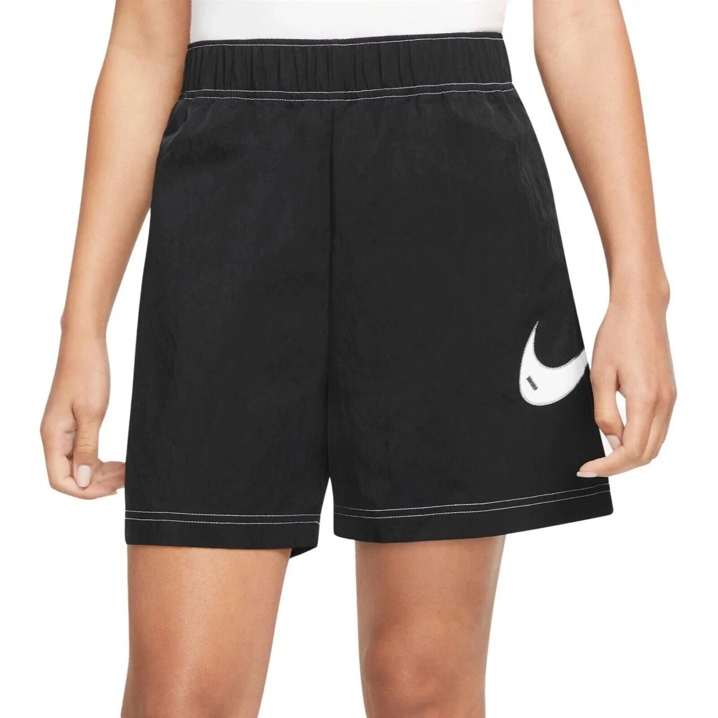 Nike Women's Swoosh High Waisted Loose Shorts