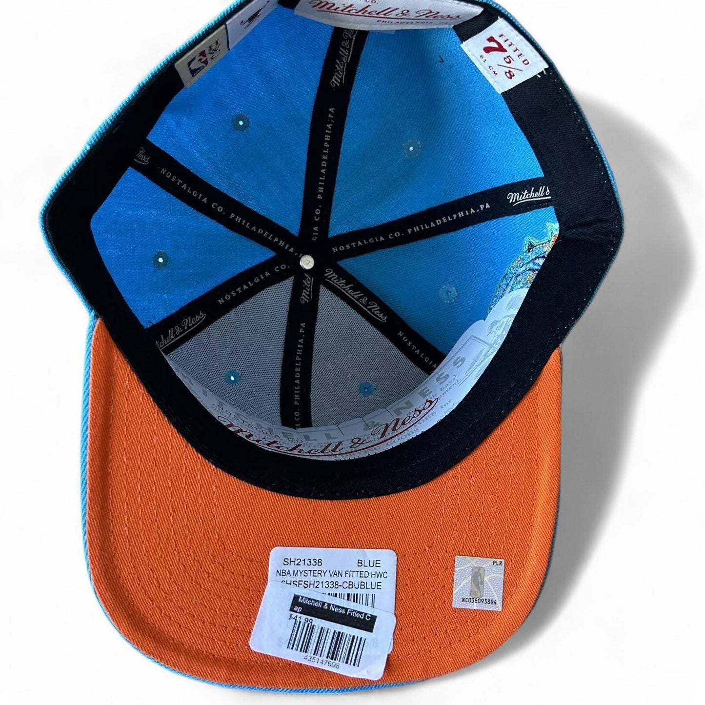 Mitchell & Ness Men's NBA Mystery Van Fitted Hwc Bulls Fitted Caps