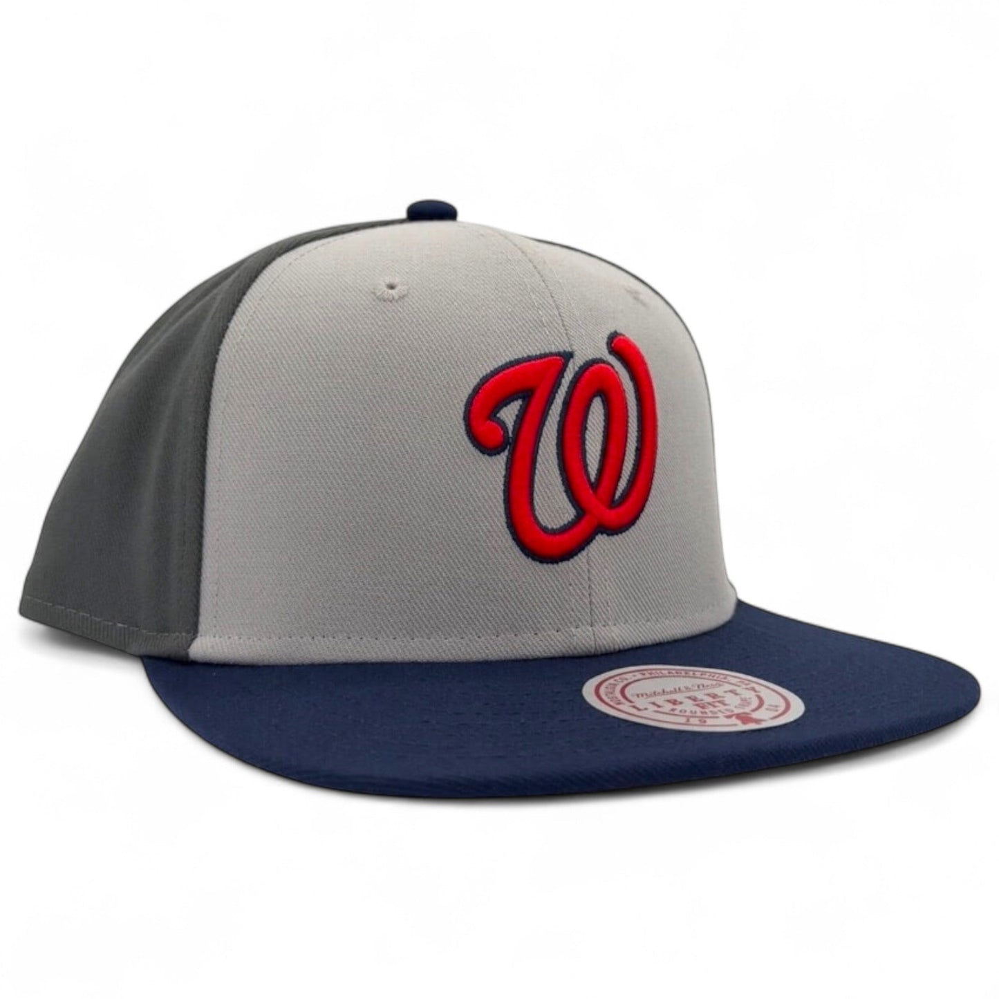 Mitchell & Ness Men's MLB Triple Play Liberty Snapback Nationals Snapback Caps