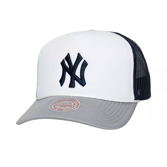 Mitchell & Ness Men's MLB Blocker Trucker Yankees Ball Caps