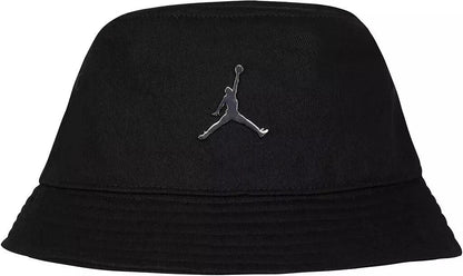 Air Jordan Youth Metal Jumpman Bucket Hat Black