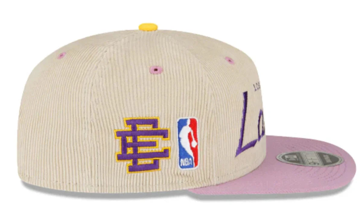 New Era Men's X Eric Emanuel NBA La Lakers Ee 9Fifty Snapback Hat Hats