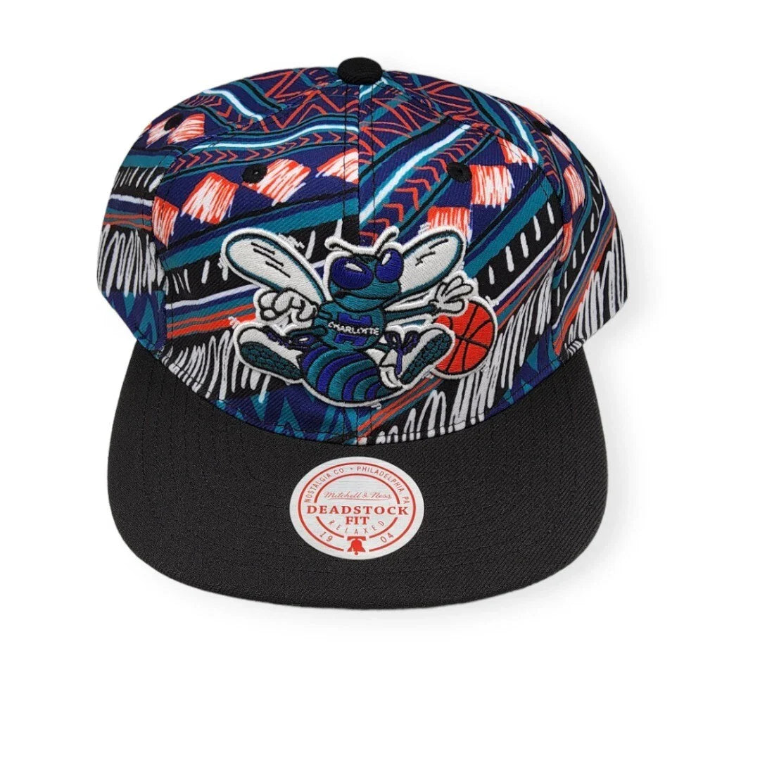 Mitchell & Ness Men's NBA Game Day Pattern Deadstock Hwc Hornets