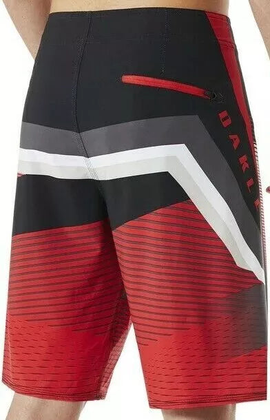 Oakley Men's Red Line Shorts Gnarly Wave