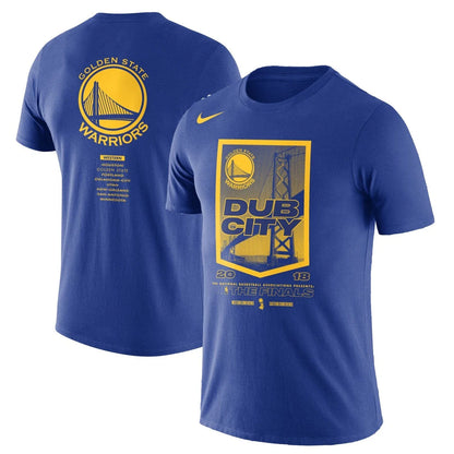 Nike Men's NBA Gs Warriors 2018 NBA Finals Bound City Dna Cotton Performance T-Shirt