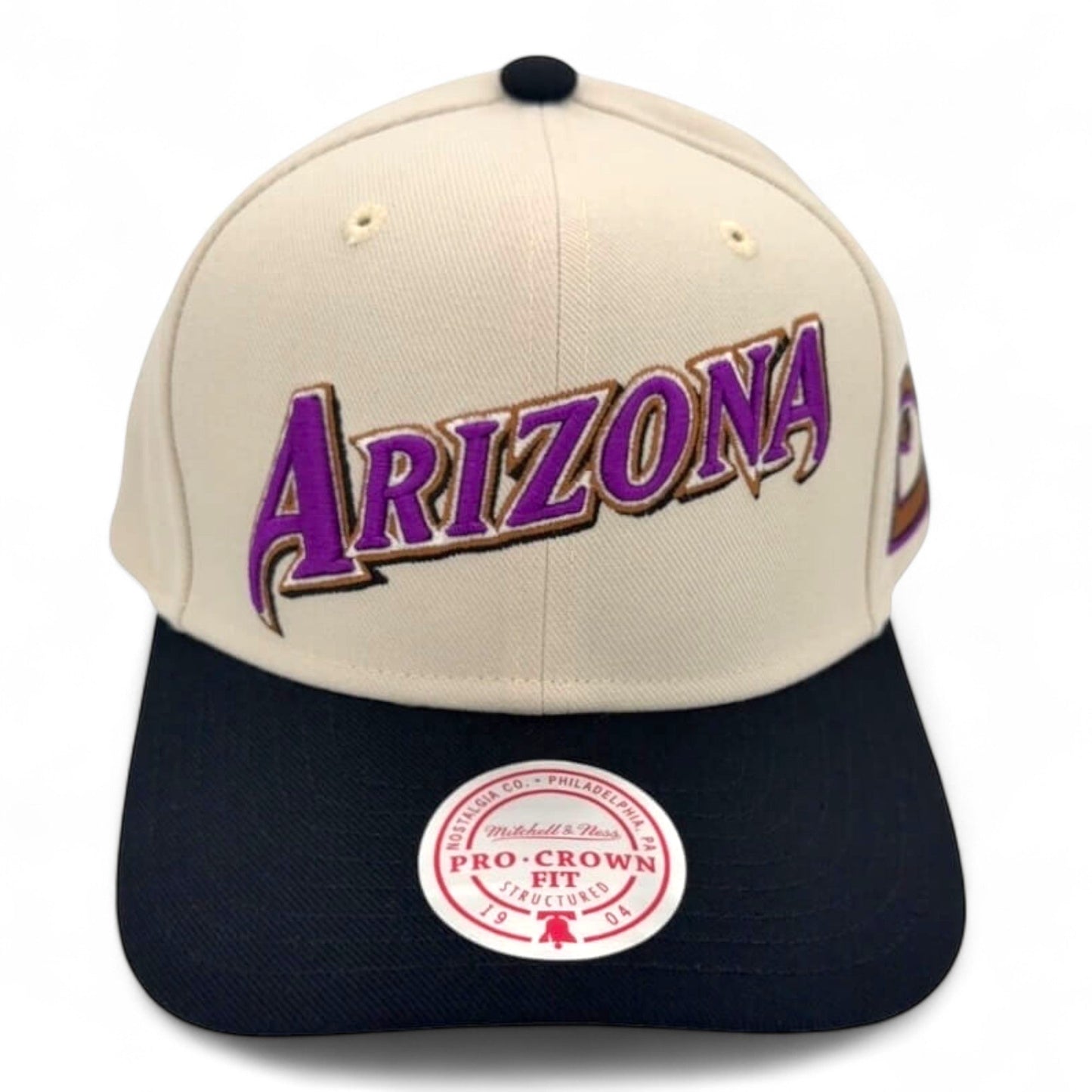 Mitchell & Ness Men's MLB Off Word Pro Snapback Coop Diamondbacks Snapback Caps