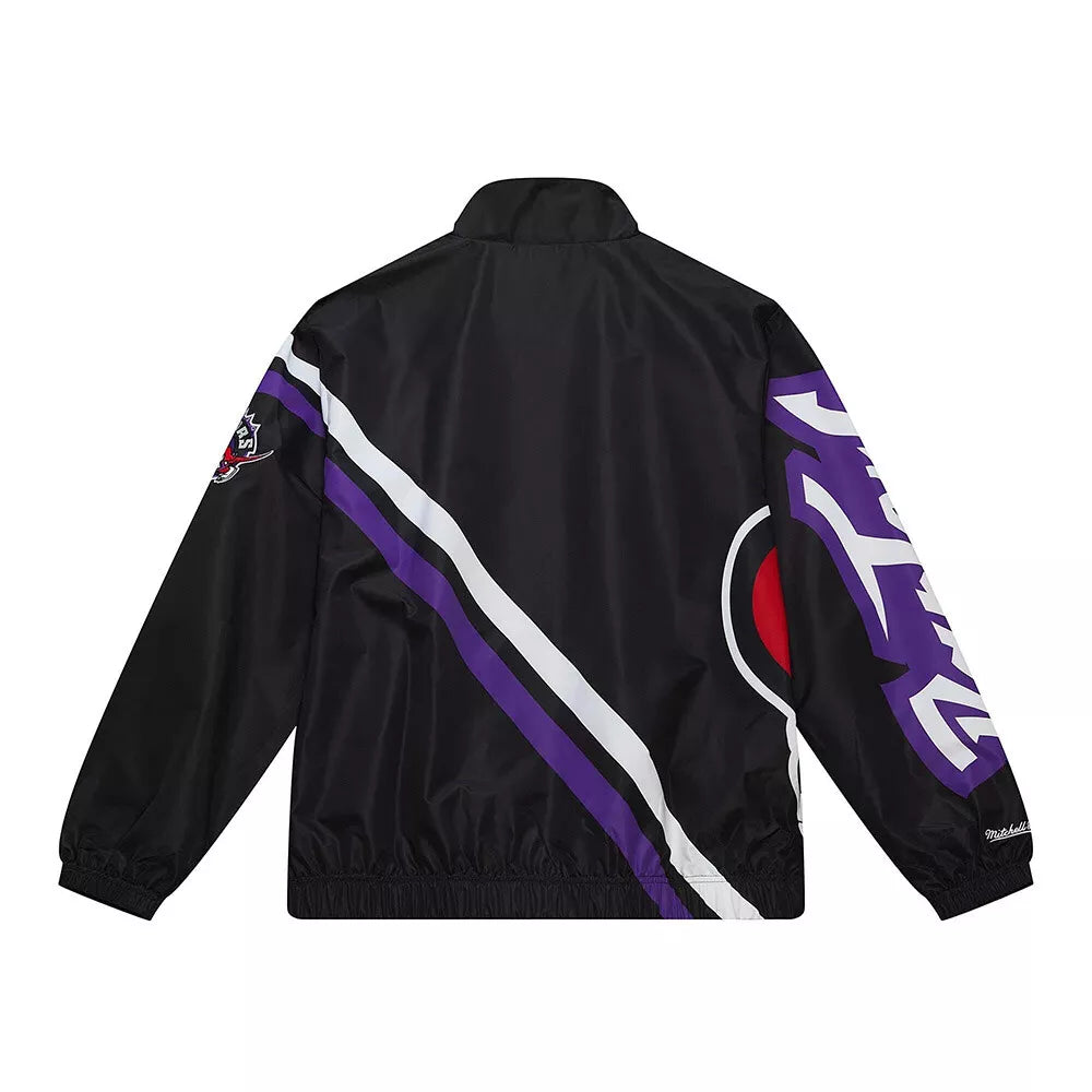 Men's Mitchell & Ness Exploded Logo Warm Up Jacket Raptors