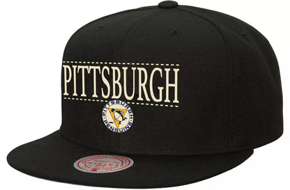 Mitchell & Ness Men's NHL The City Snapback Penguins Snapback Caps