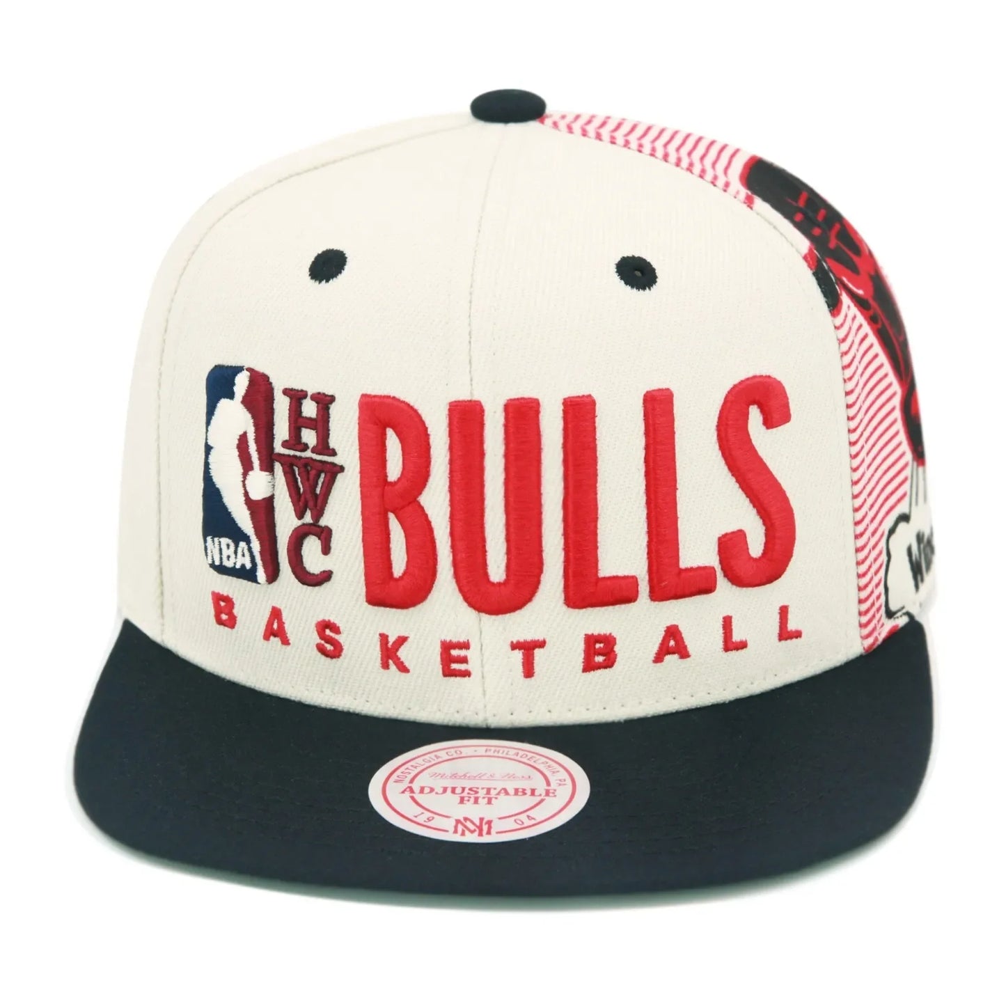 Mitchell & Ness Men's NBA Team Basketball Big Face Hwc Bulls Ball Caps