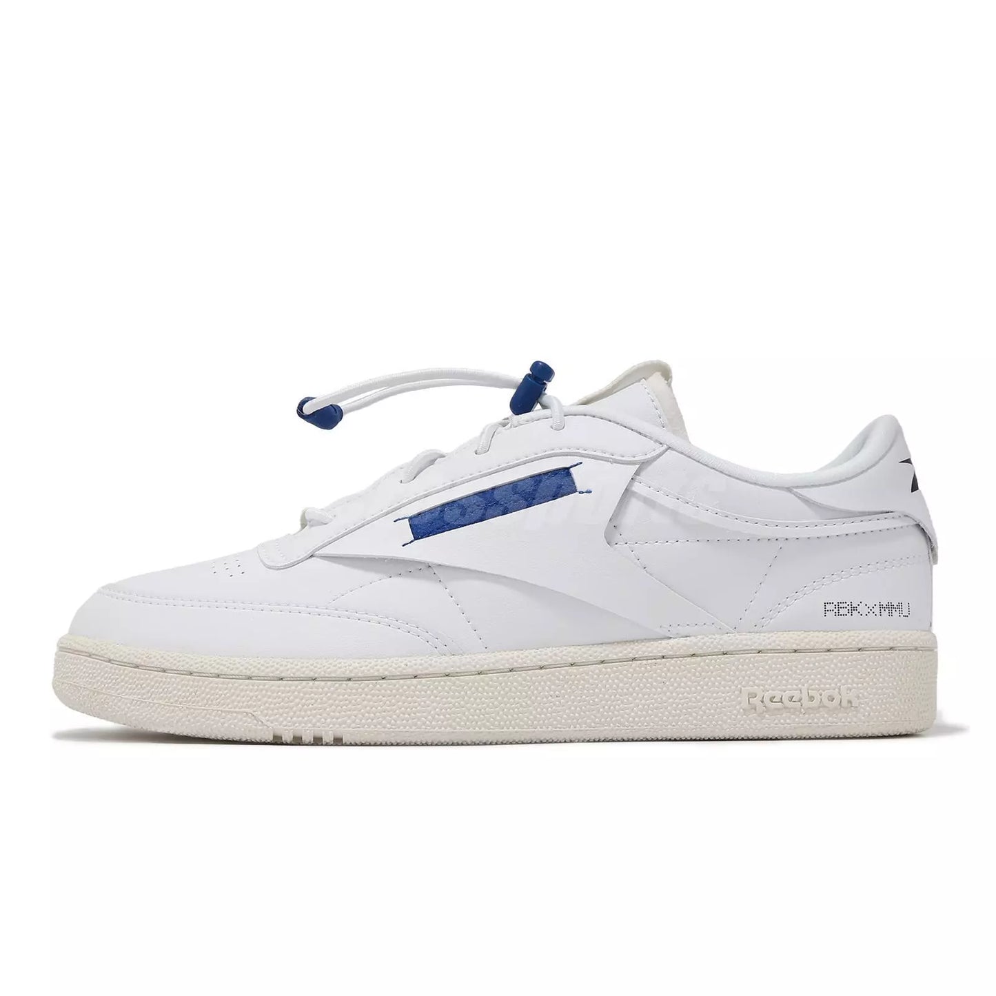 Reebok Men's Milk Club C 85 Vegan 'Milk Makeup White Vector Blue' Sneakers