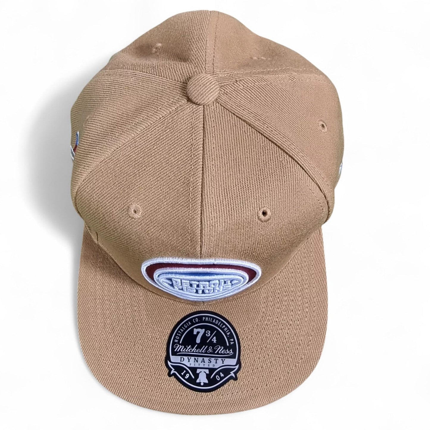 Mitchell & Ness Men's NBA Sand And Sky Fitted Hwc Pistons Fitted Caps
