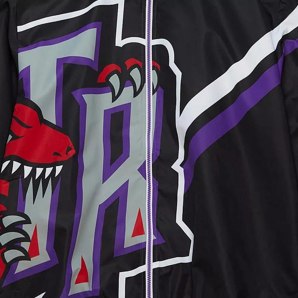 Men's Mitchell & Ness Exploded Logo Warm Up Jacket Raptors