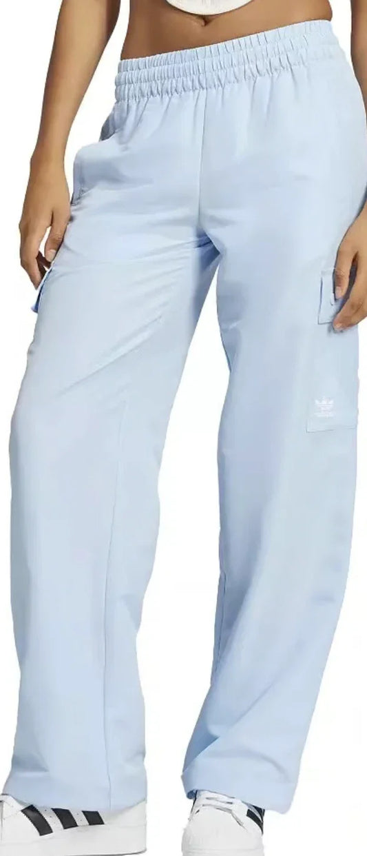 [JD1914] Womens Adidas Essentials Wide Hem Woven Cargo Pants