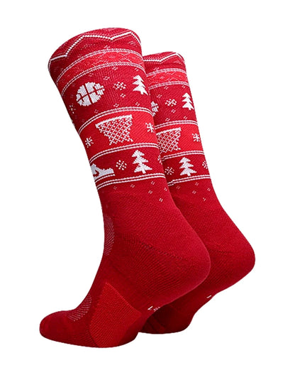 Nike Men's Elite Christmas Crew Socks Gym