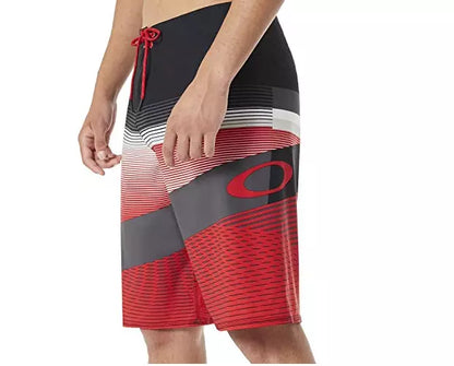 Oakley Men's Red Line Shorts Gnarly Wave