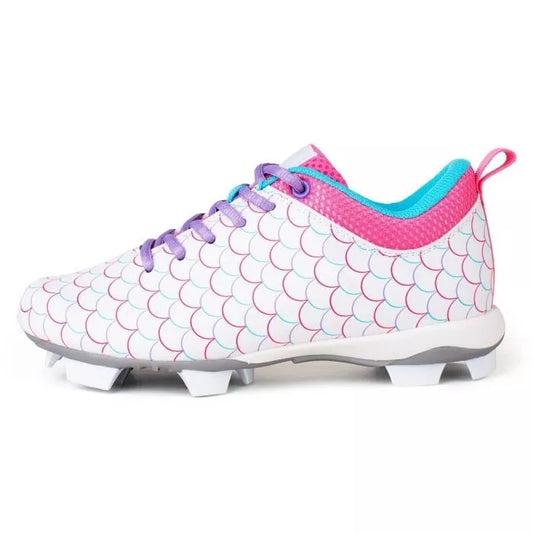 Girls Rip-It Play Ball Molded Softball Little Cleats 3 (No Lid)