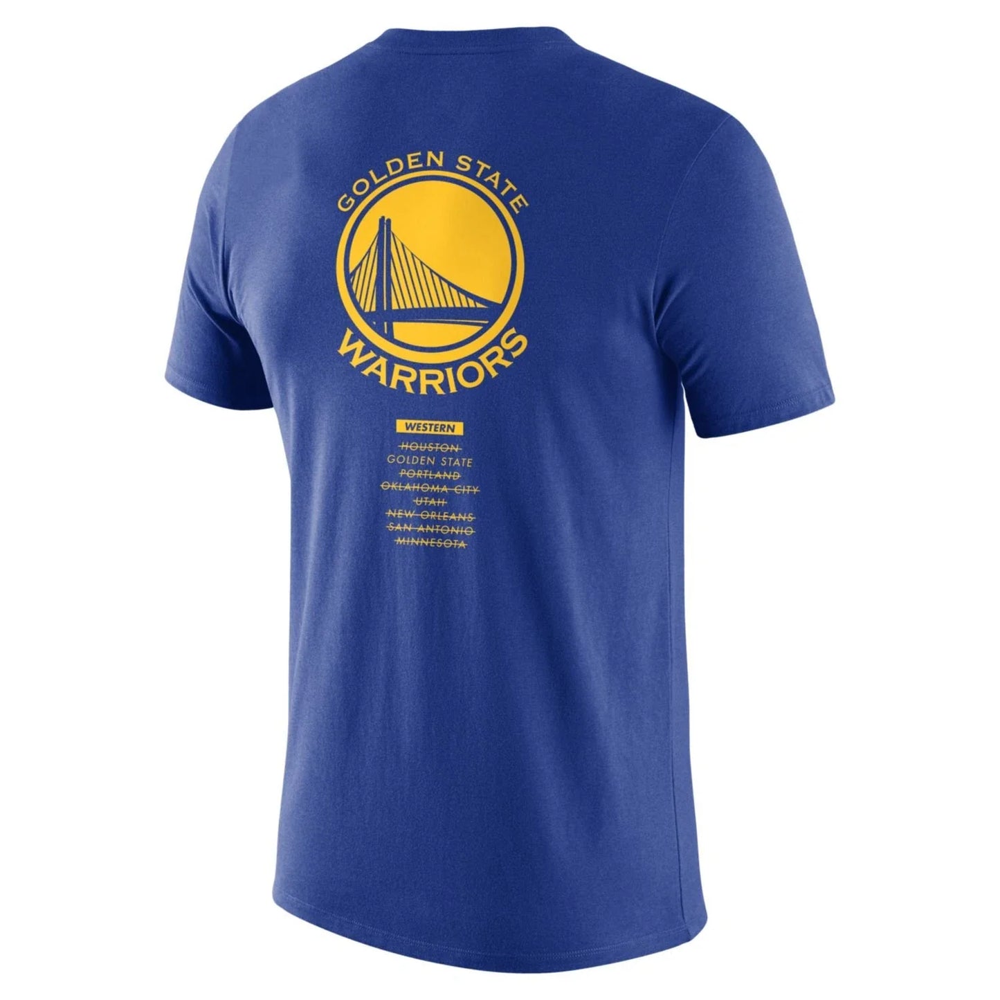 Nike Men's NBA Gs Warriors 2018 NBA Finals Bound City Dna Cotton Performance T-Shirt