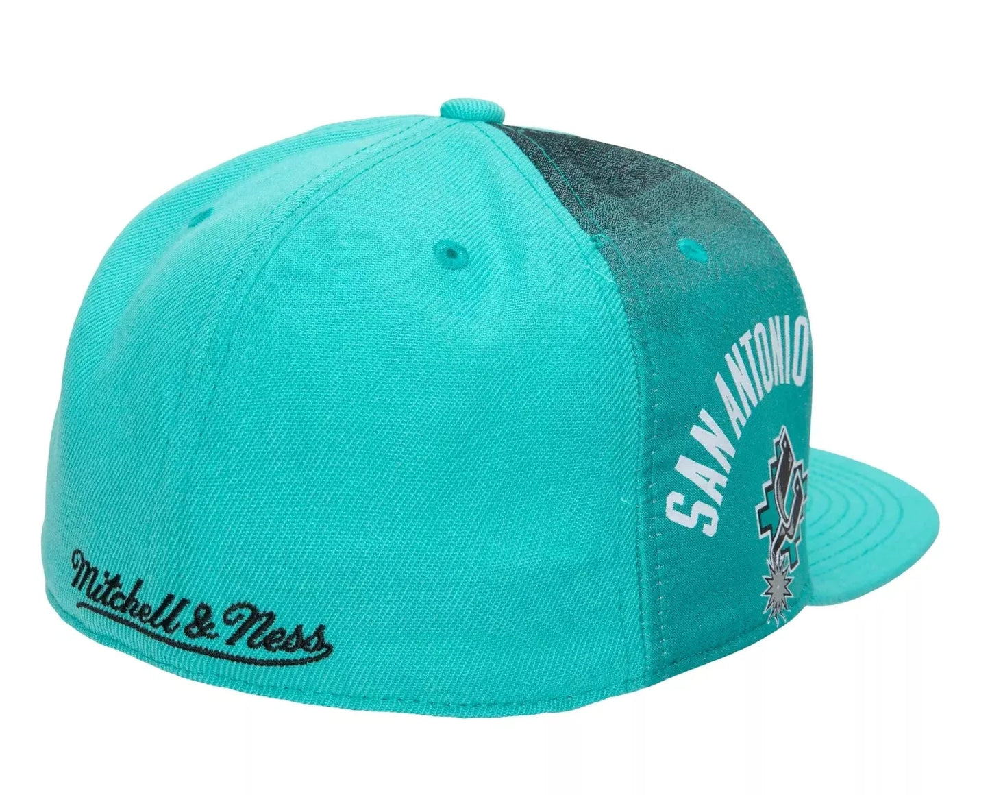 Men's Mitchell & Ness NBA Tapestry Fitted Hwc Spurs