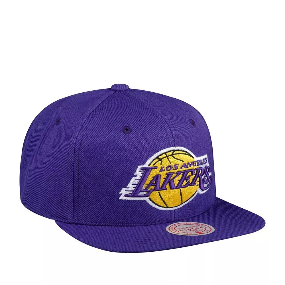 Mitchell & Ness Men's NBA Core Basic Snapback Lakers Snapback Caps