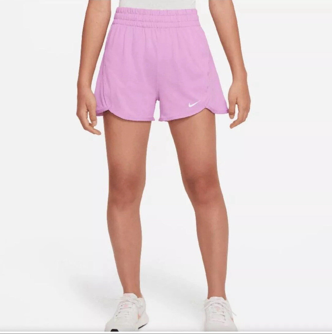Nike Youth Dri-Fit Breezy 5" High-Waisted Training Shorts