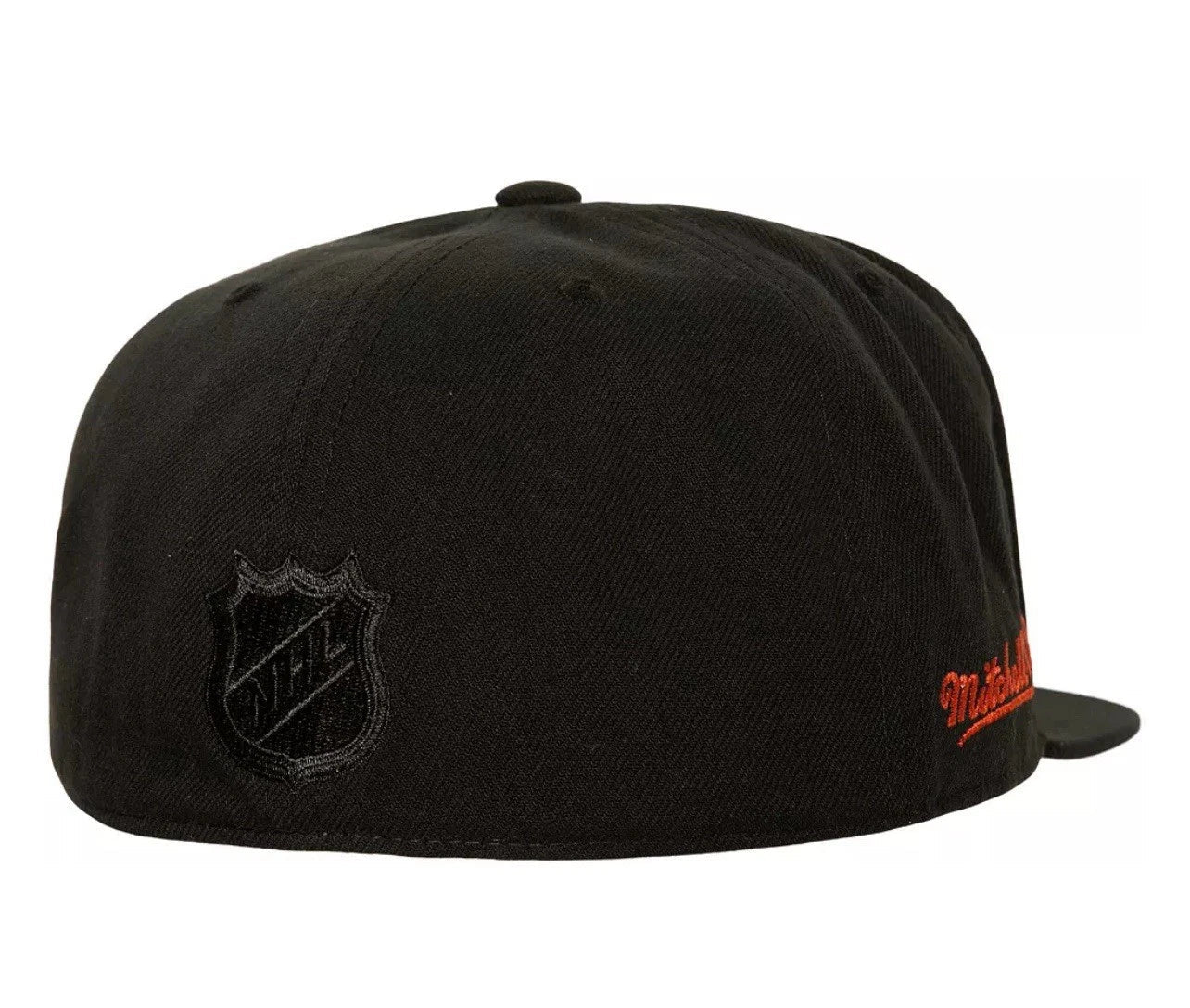 Mitchell & Ness Men's NHL Side Patch Fitted Flyers Fitted Caps