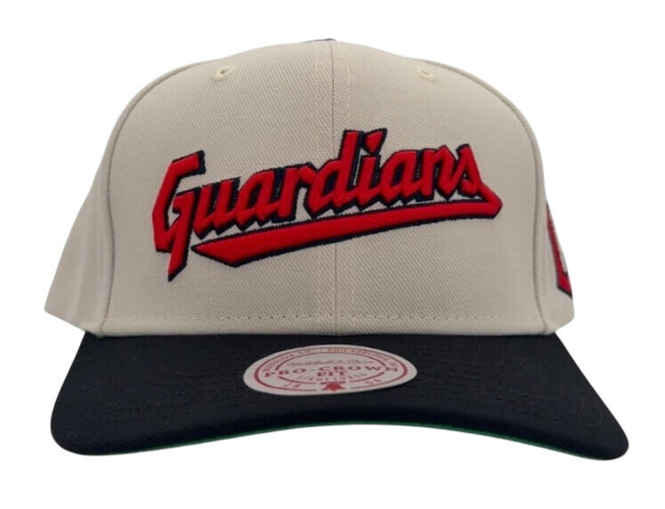 Mitchell & Ness Men's MLB Off Word Pro Snapback Guardians Snapback Caps