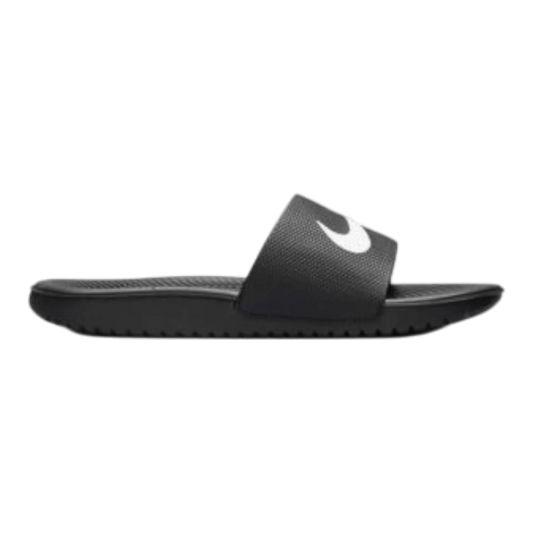 Nike Kawa Big Kids' (GS) Slides — Black & White