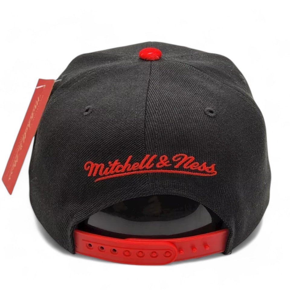 Men's Mitchell & Ness NBA Snapshot Snapback Hwc Rockets - Black-Red