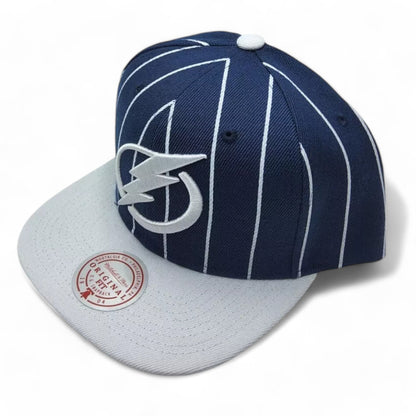 Mitchell & Ness Men's NHL Team Pin Snapback Lightning Snapback Caps