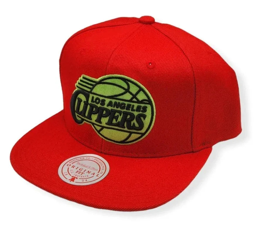 Mitchell & Ness Men's NBA Reverse Candy Apple Snapback Hwc Clippers Snapback Caps