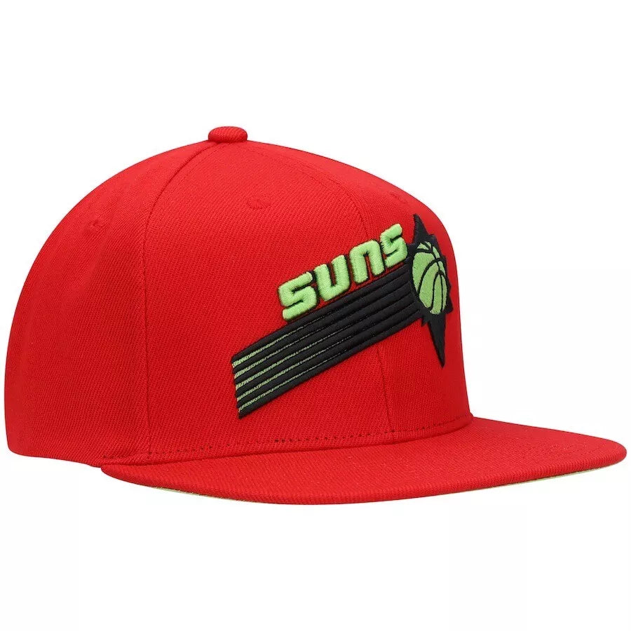 Men's Mitchell & Ness NBA Reverse Candy Apple Snapback Hwc Suns