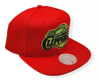 Mitchell & Ness Men's NBA Reverse Candy Apple Snapback Hwc Clippers Snapback Caps