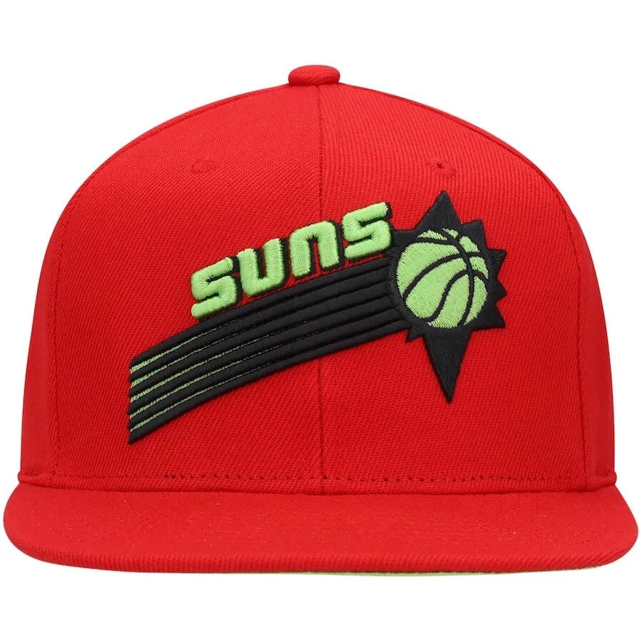 Men's Mitchell & Ness NBA Reverse Candy Apple Snapback Hwc Suns