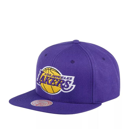 Mitchell & Ness Men's NBA Core Basic Snapback Lakers Snapback Caps