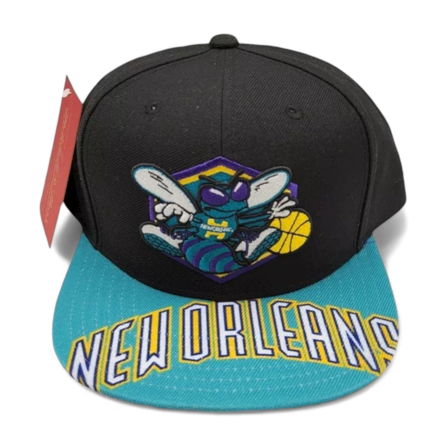 Men's Mitchell & Ness NBA Swingman Pop Snapback Hwc Hornets - Black