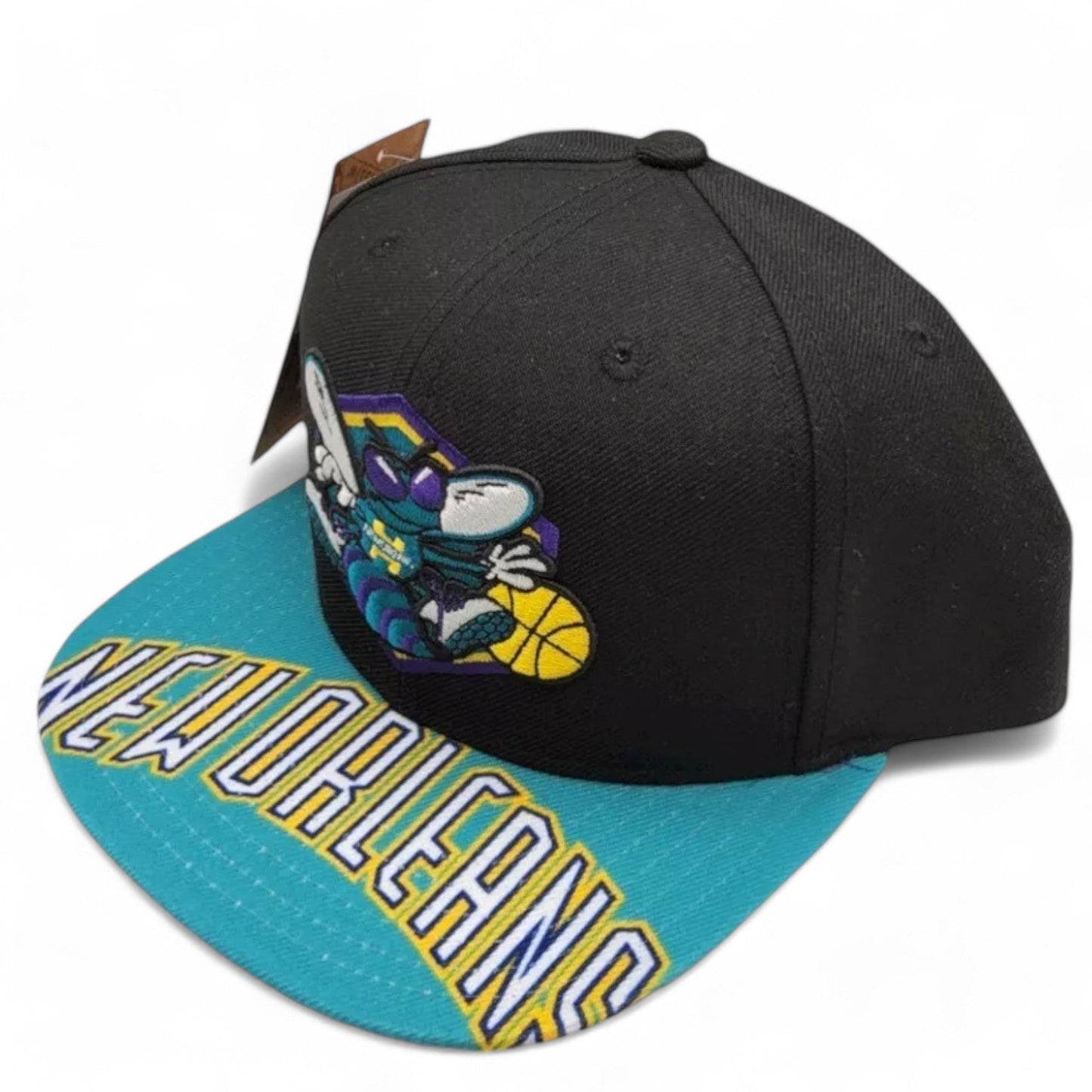 Men's Mitchell & Ness NBA Swingman Pop Snapback Hwc Hornets - Black