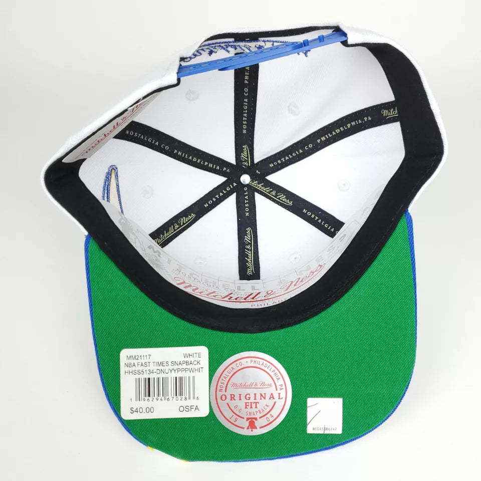 Mitchell & Ness Men's NBA Fast Times Snapback Hwc Nuggets Snapback Caps