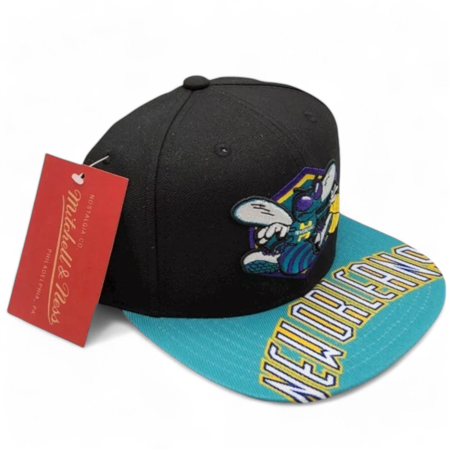 Men's Mitchell & Ness NBA Swingman Pop Snapback Hwc Hornets - Black