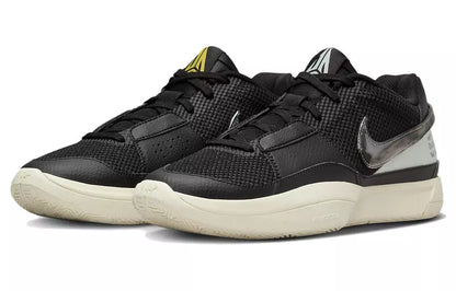 Nike Men's Ja 1 "Fly" - Black/Light Silver-Coconut Milk "We Ain'T Ducking No Smoke" Sneakers