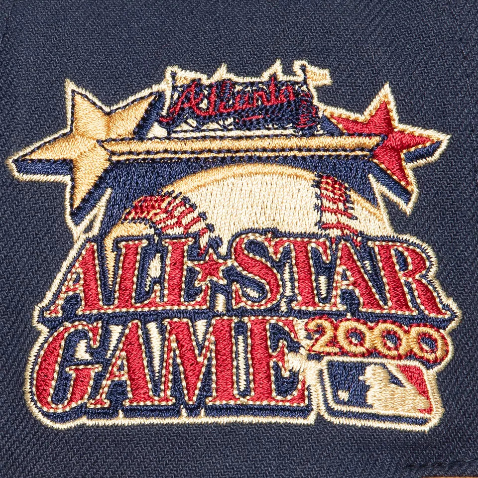 Men's Mitchell & Ness MLB Work It Snapback Braves - Navy