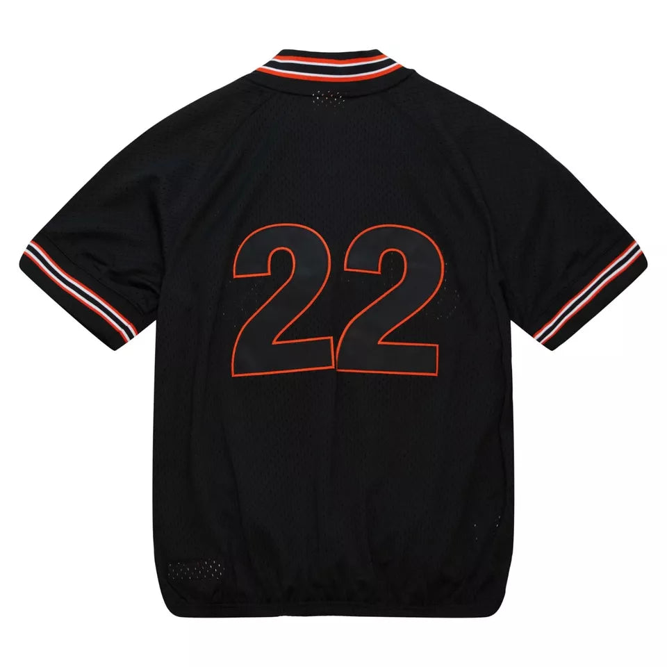 Mitchell & Ness Men's MLB Authentic Bp Jersey - 1/4 Zip Giants 1991 Will Clark